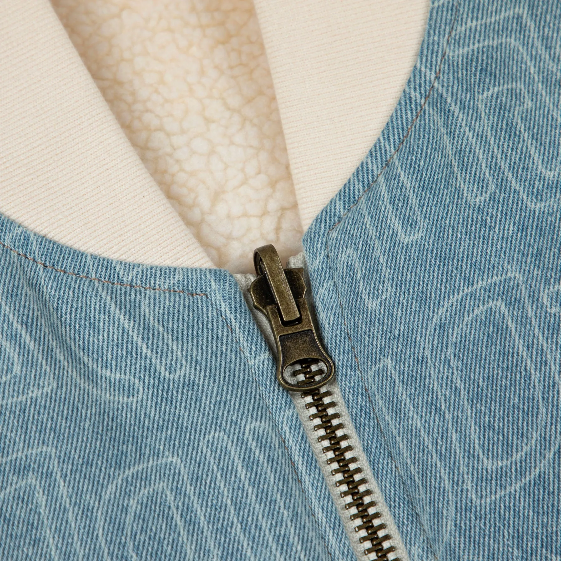 ECHO DENIM REVERSIBLE VEST by GOLF WANG