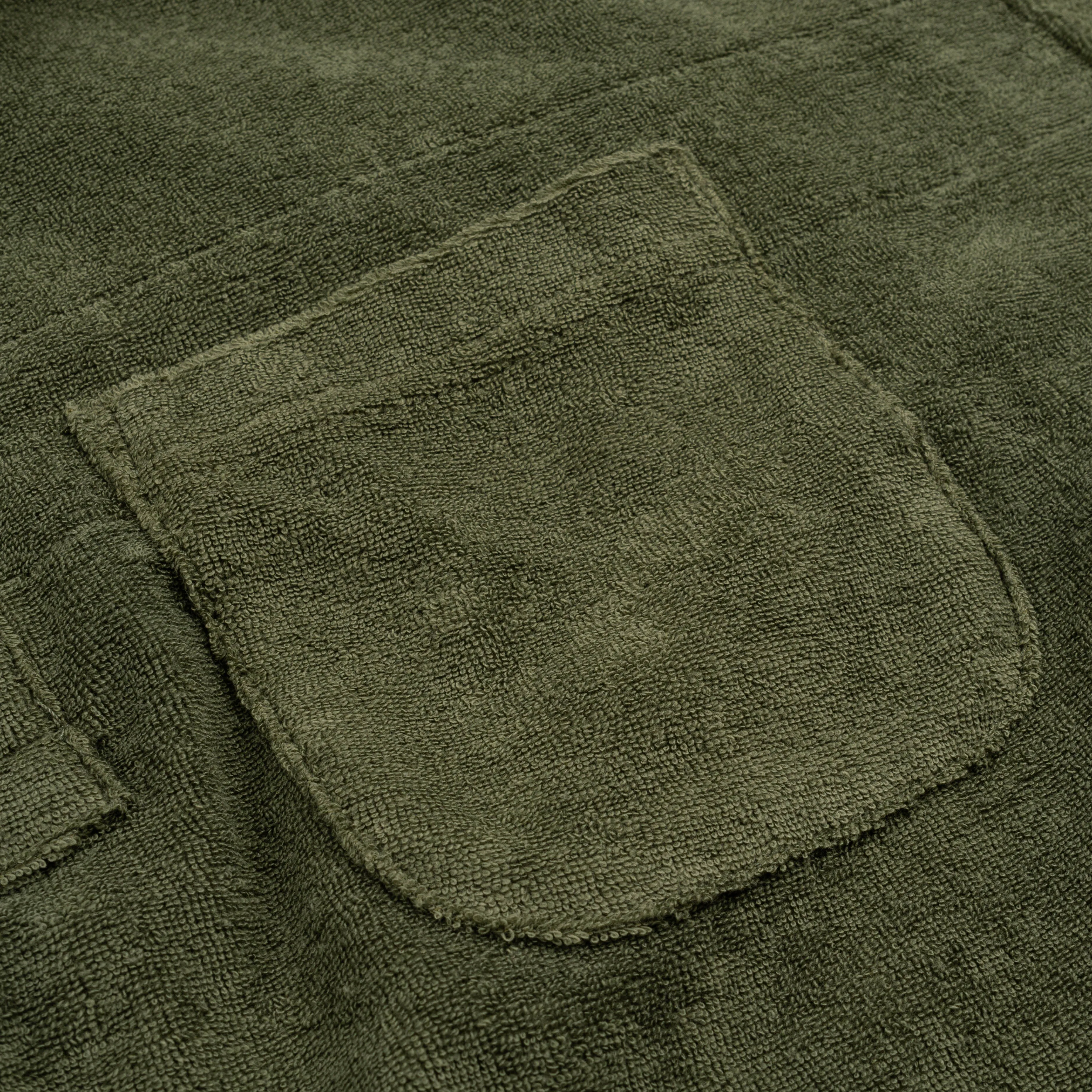 EG Polo Shirt Olive CP Velour 24S1B036