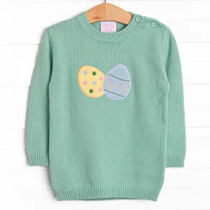 Egg Hunt Sweater, Green