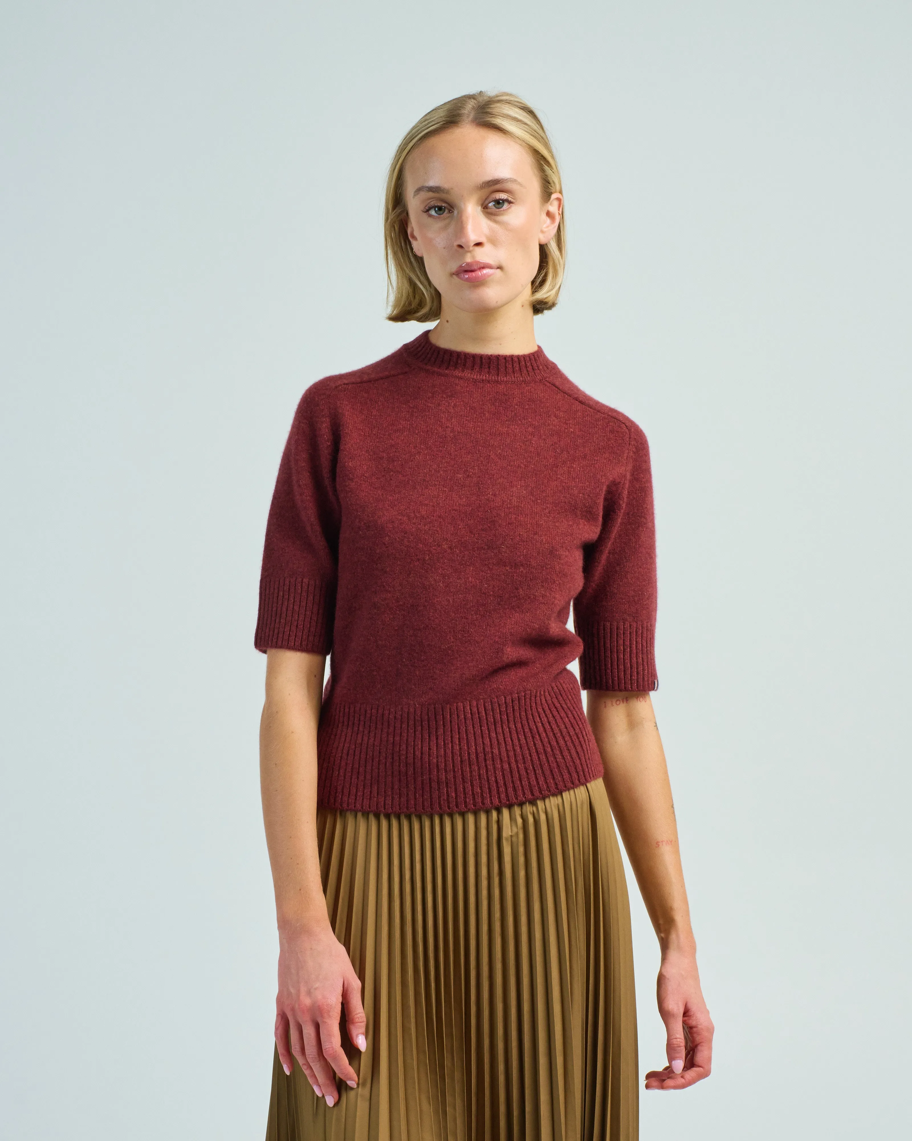 elbow sleeve sweater