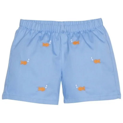 Embroidered Basic Short - Goldfish