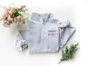 Embroidered Custom Nurse Zip Up