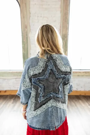 EMERSYN STAR DENIM JACKET