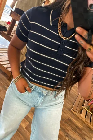 Emily Navy Polo