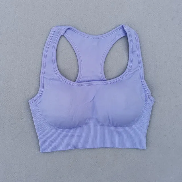Energy Seamless Sports Bra - Medium Support Racerback Yoga Vest