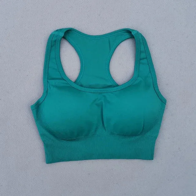 Energy Seamless Sports Bra - Medium Support Racerback Yoga Vest
