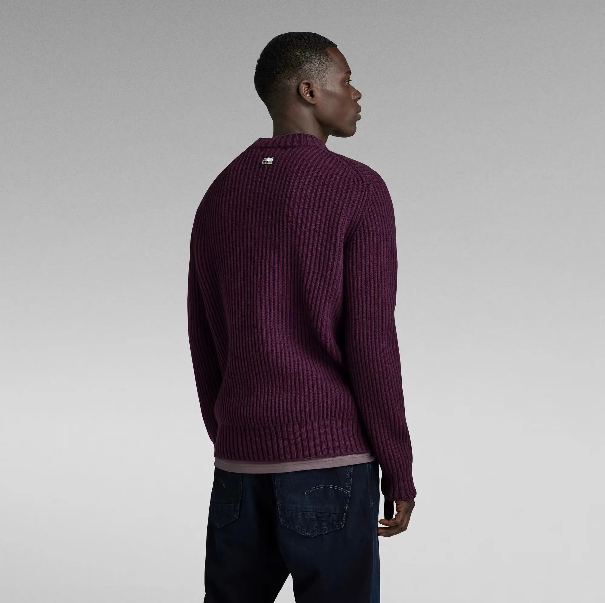 Essential Knitted Sweater Light Maze