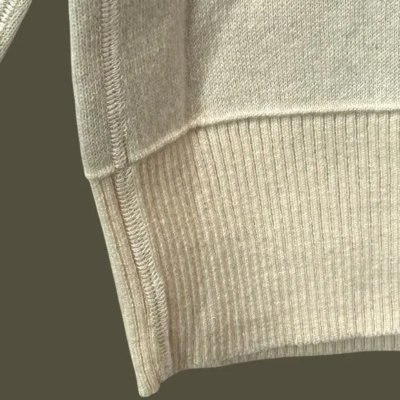 Everlane Knitted Sweatshirt Sweater Canvas Women S NWT Wool Cotton Blend FLAW