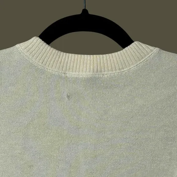 Everlane Knitted Sweatshirt Sweater Canvas Women S NWT Wool Cotton Blend FLAW