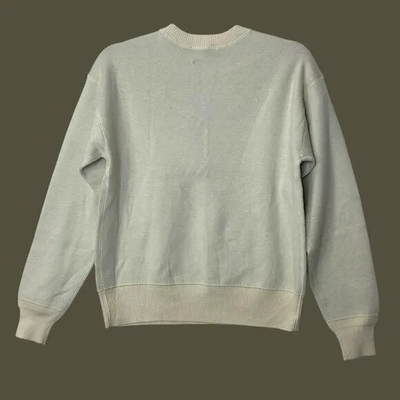 Everlane Knitted Sweatshirt Sweater Canvas Women S NWT Wool Cotton Blend FLAW