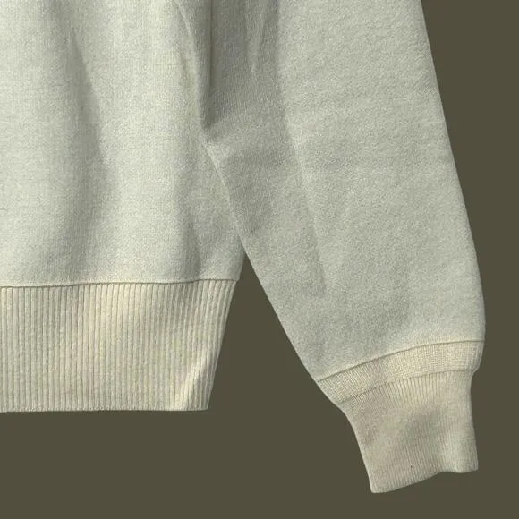 Everlane Knitted Sweatshirt Sweater Canvas Women S NWT Wool Cotton Blend FLAW