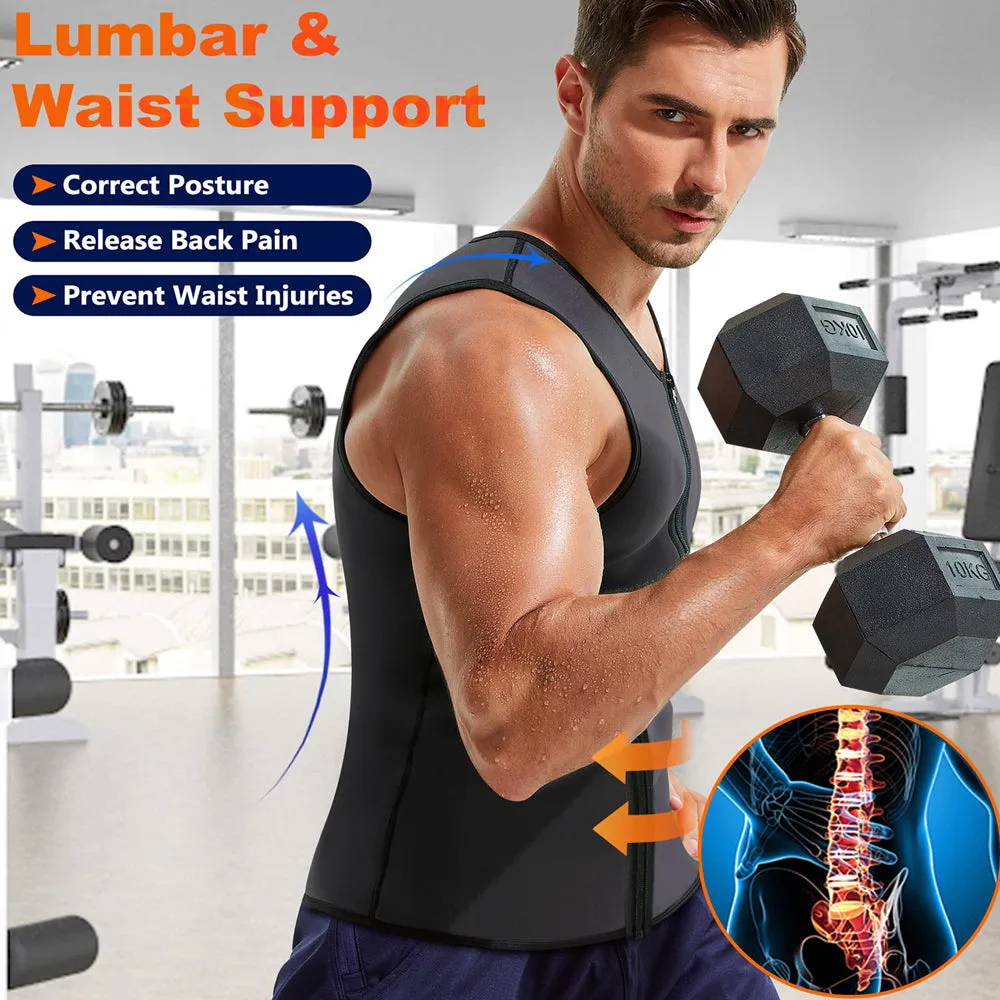 Fat Burning Zipper Sauna Vest