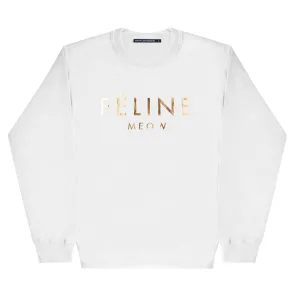 FELINE GOLD FOIL SWEATSHIRT
