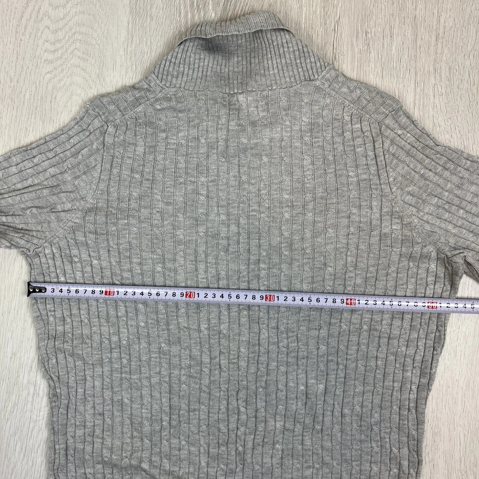 Fella Hamilton Womens Cable Knit Pullover Sweater Jumper Size 12 ( 5% Cashmere)