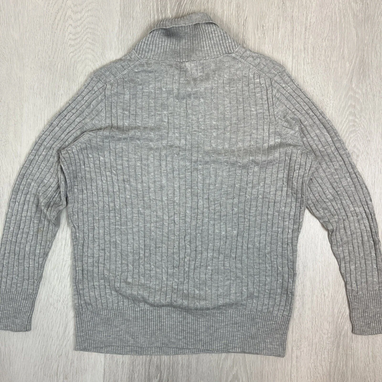 Fella Hamilton Womens Cable Knit Pullover Sweater Jumper Size 12 ( 5% Cashmere)