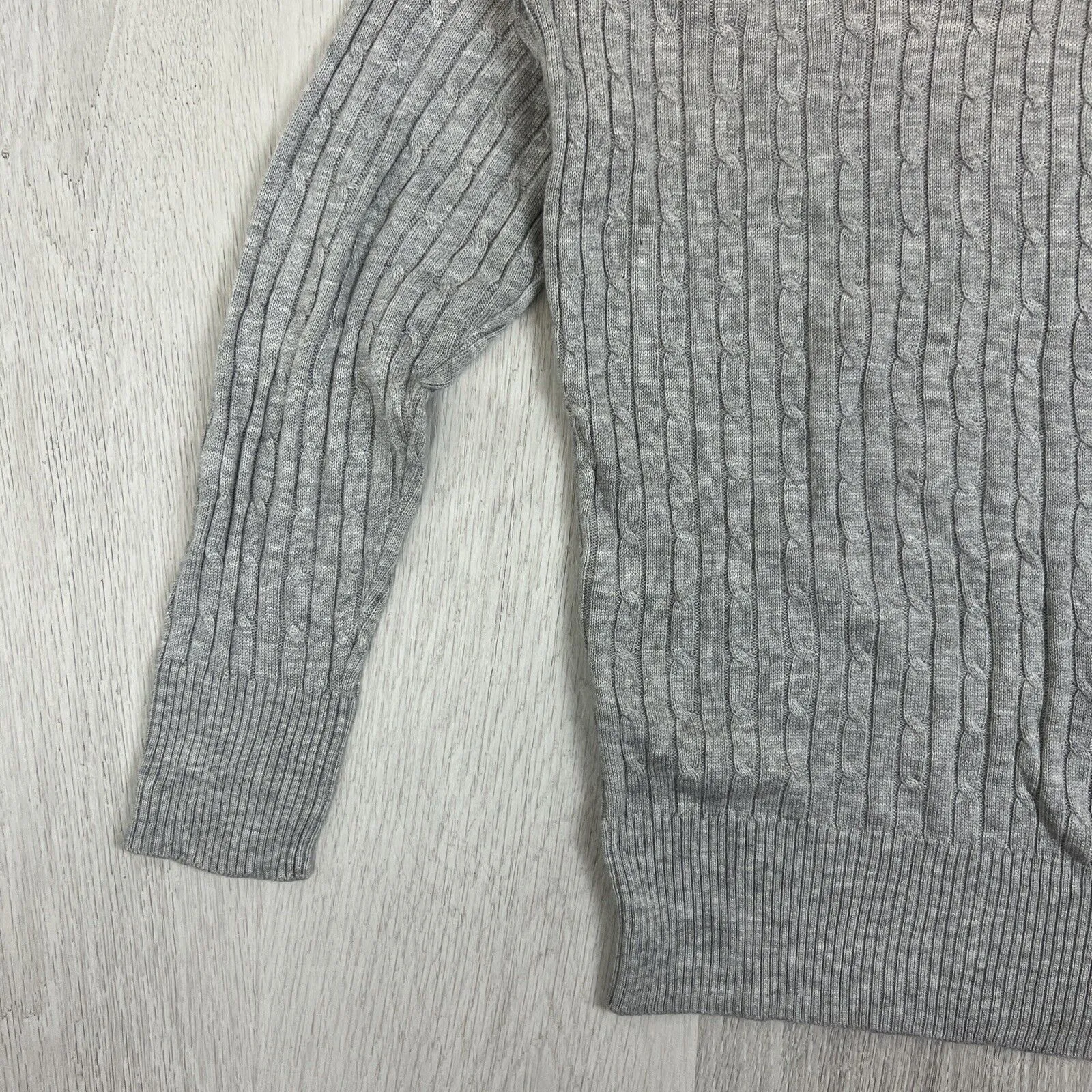 Fella Hamilton Womens Cable Knit Pullover Sweater Jumper Size 12 ( 5% Cashmere)