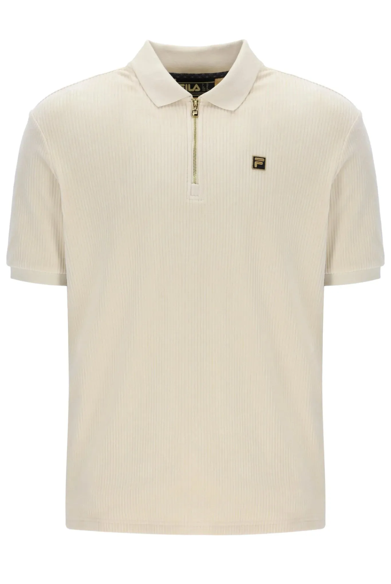 Fila Louie Slim Fit Ribbed Velour Polo