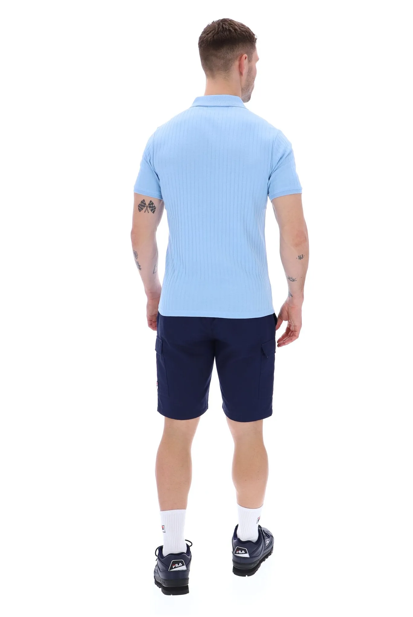 Fila Pannuci Polo Shirt Bluebell