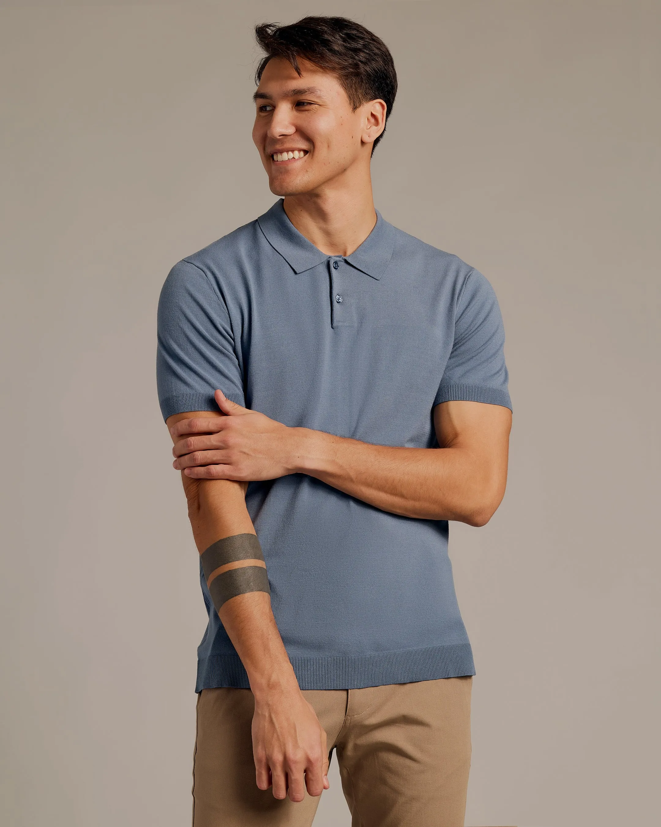 Fiord Short Sleeve Sweater Polo 2.0