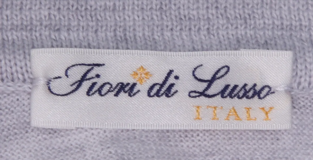 Fiori Di Lusso Gray Polo - Slim