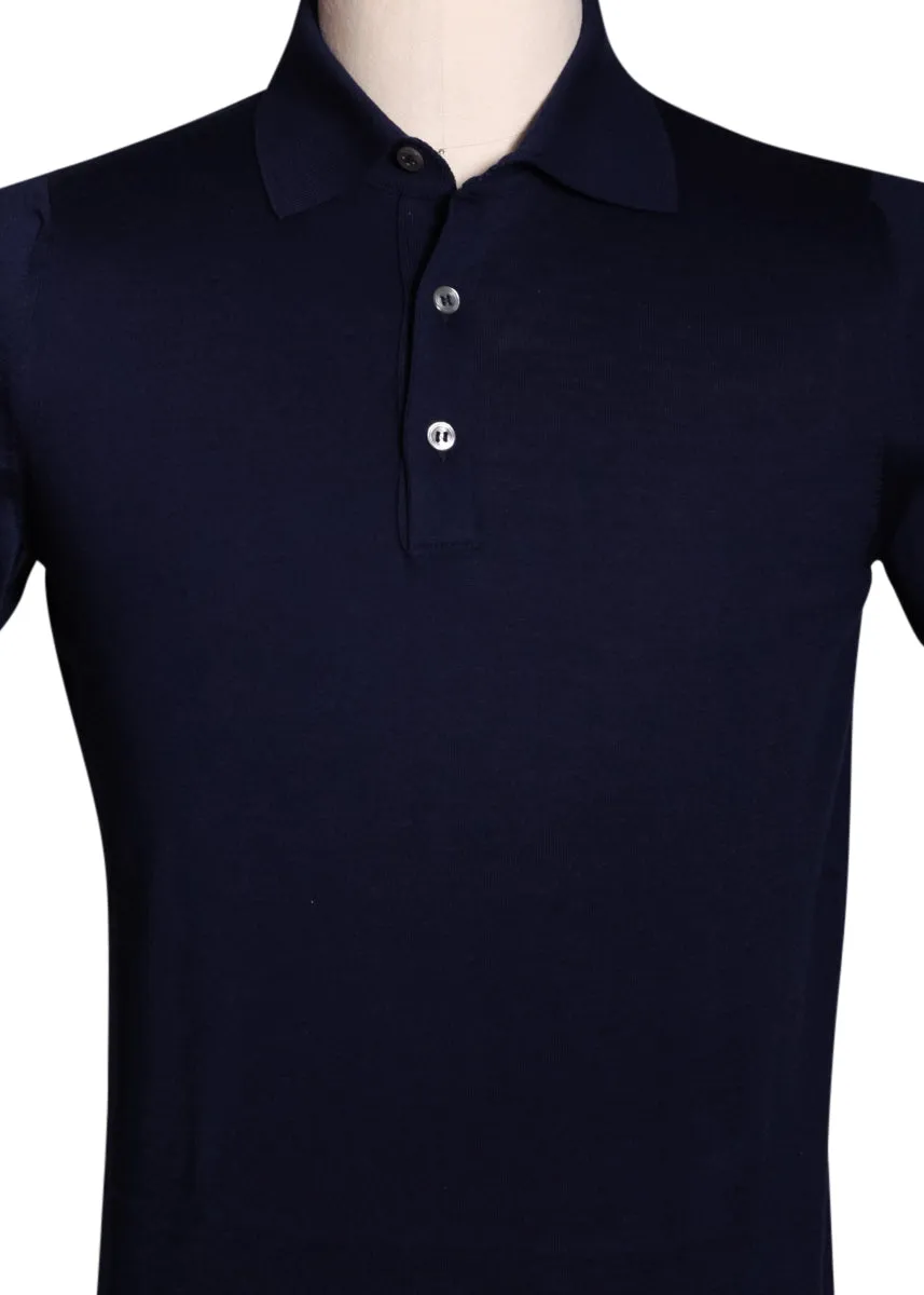 Fiori Di Lusso Midnight Blue Polo - Slim