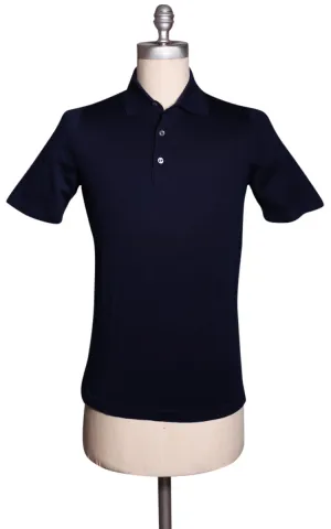 Fiori Di Lusso Midnight Blue Polo - Slim