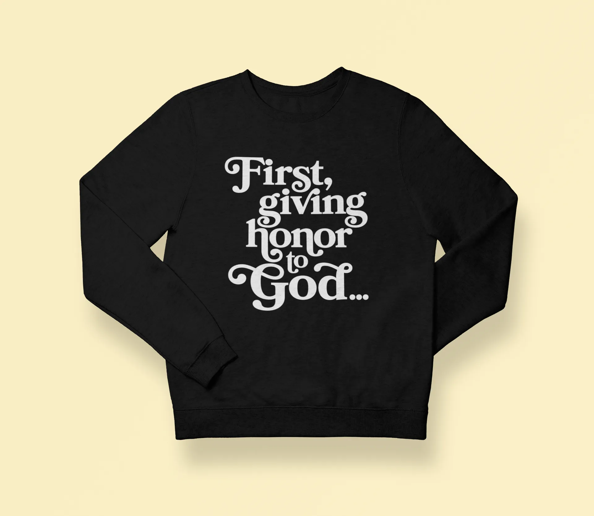 FIRST GIVING HONOR SWEATSHIRT