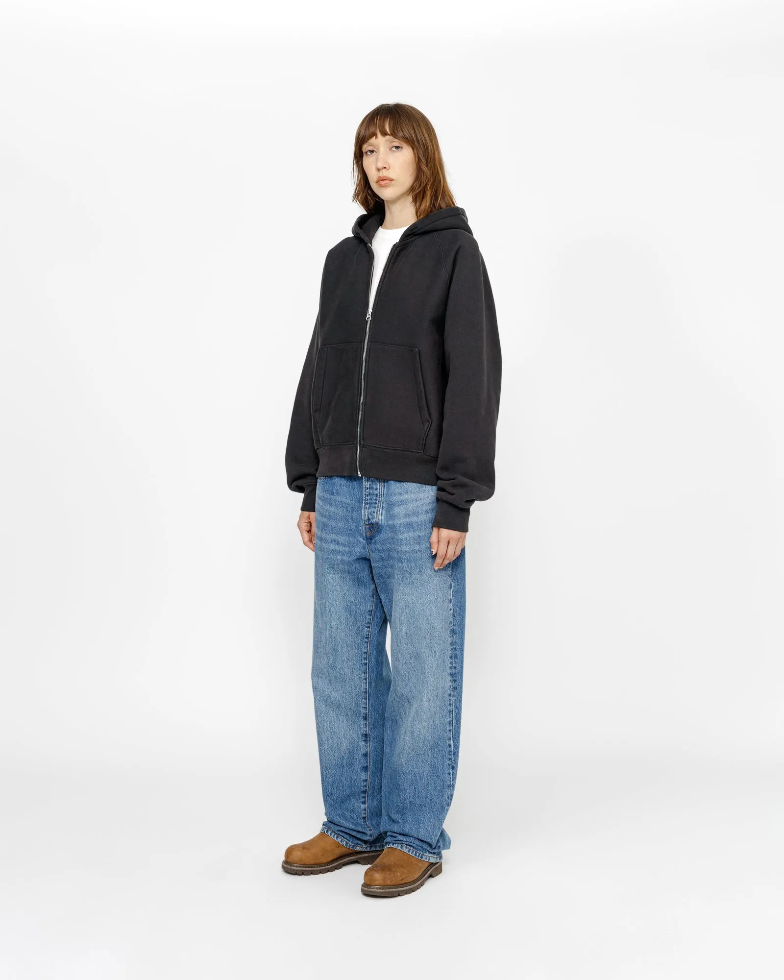 FLEECE RAGLAN ZIP HOODIE
