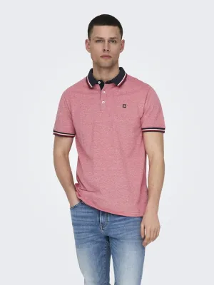 Fletcher Slim Short Sleeve Polo | Racing Red