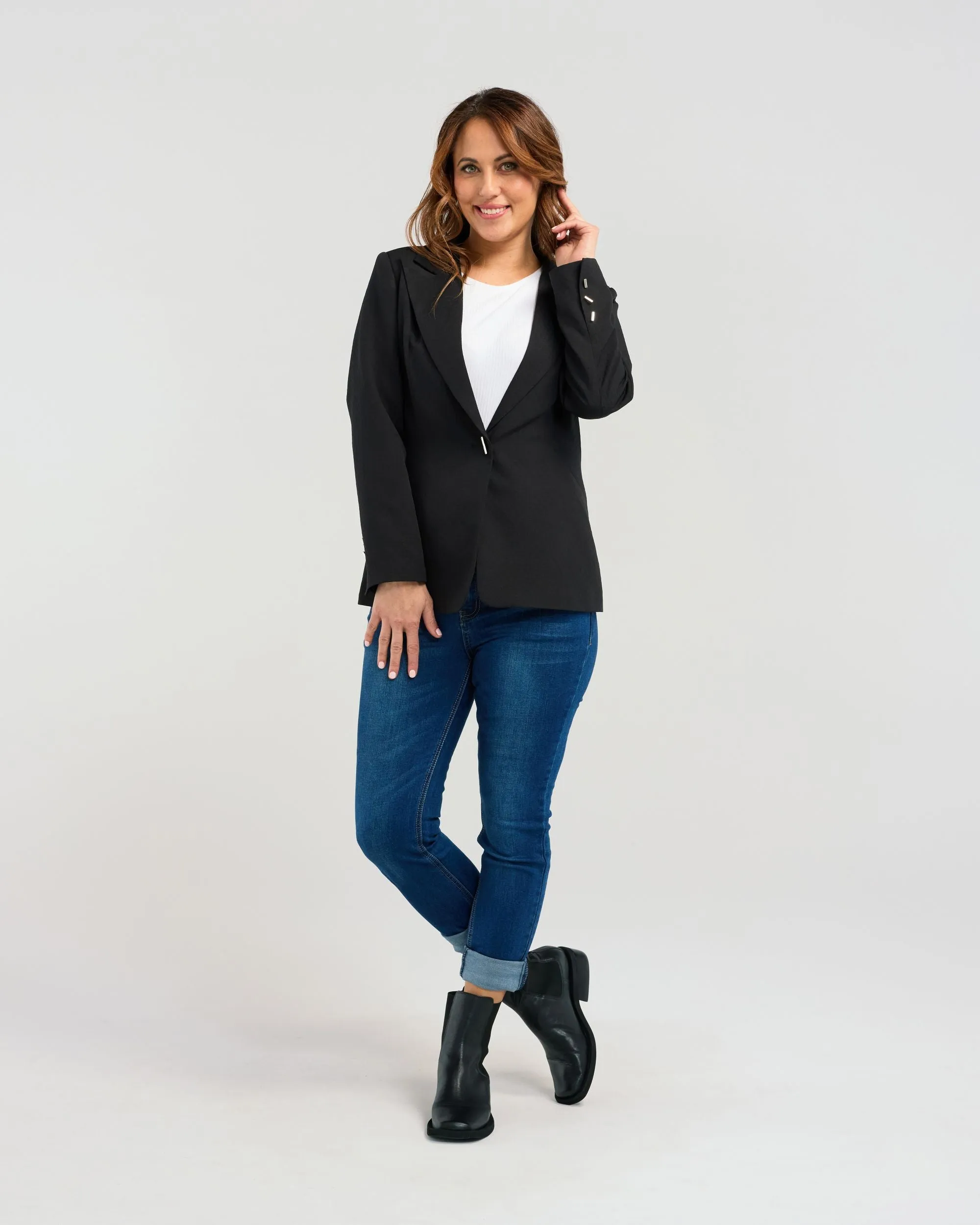 Flora Blazer - Black