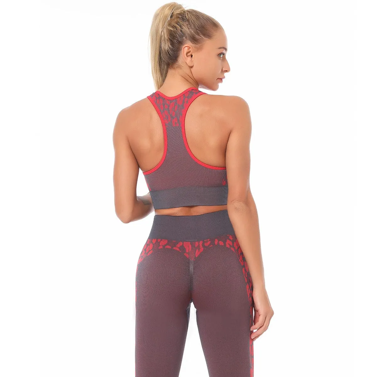 Floral Camo Seamless Sports Bra