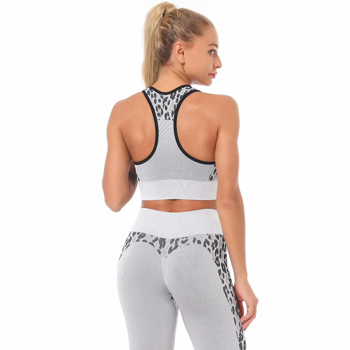 Floral Camo Seamless Sports Bra