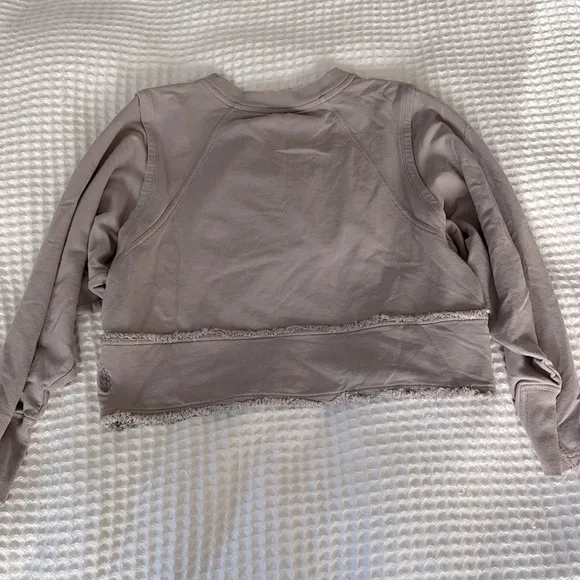 FP Movement Where The Wind Blows Crewneck Sweater in Cashmere Mauve Small $78