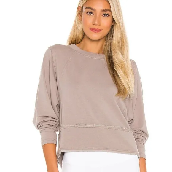 FP Movement Where The Wind Blows Crewneck Sweater in Cashmere Mauve Small $78
