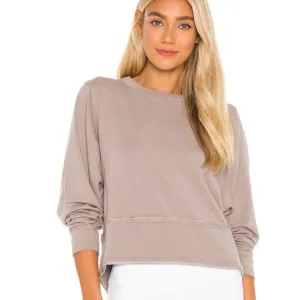 FP Movement Where The Wind Blows Crewneck Sweater in Cashmere Mauve Small $78