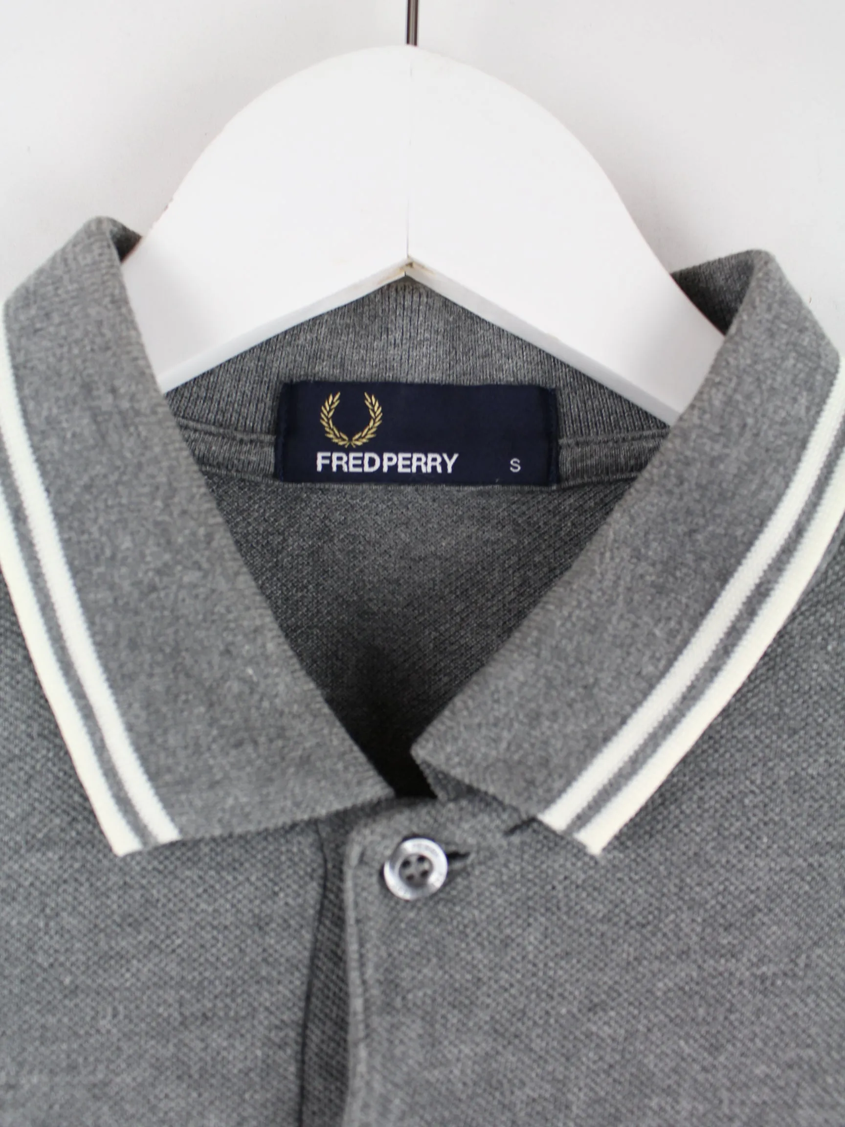 Fred Perry Basic Polo Grau S