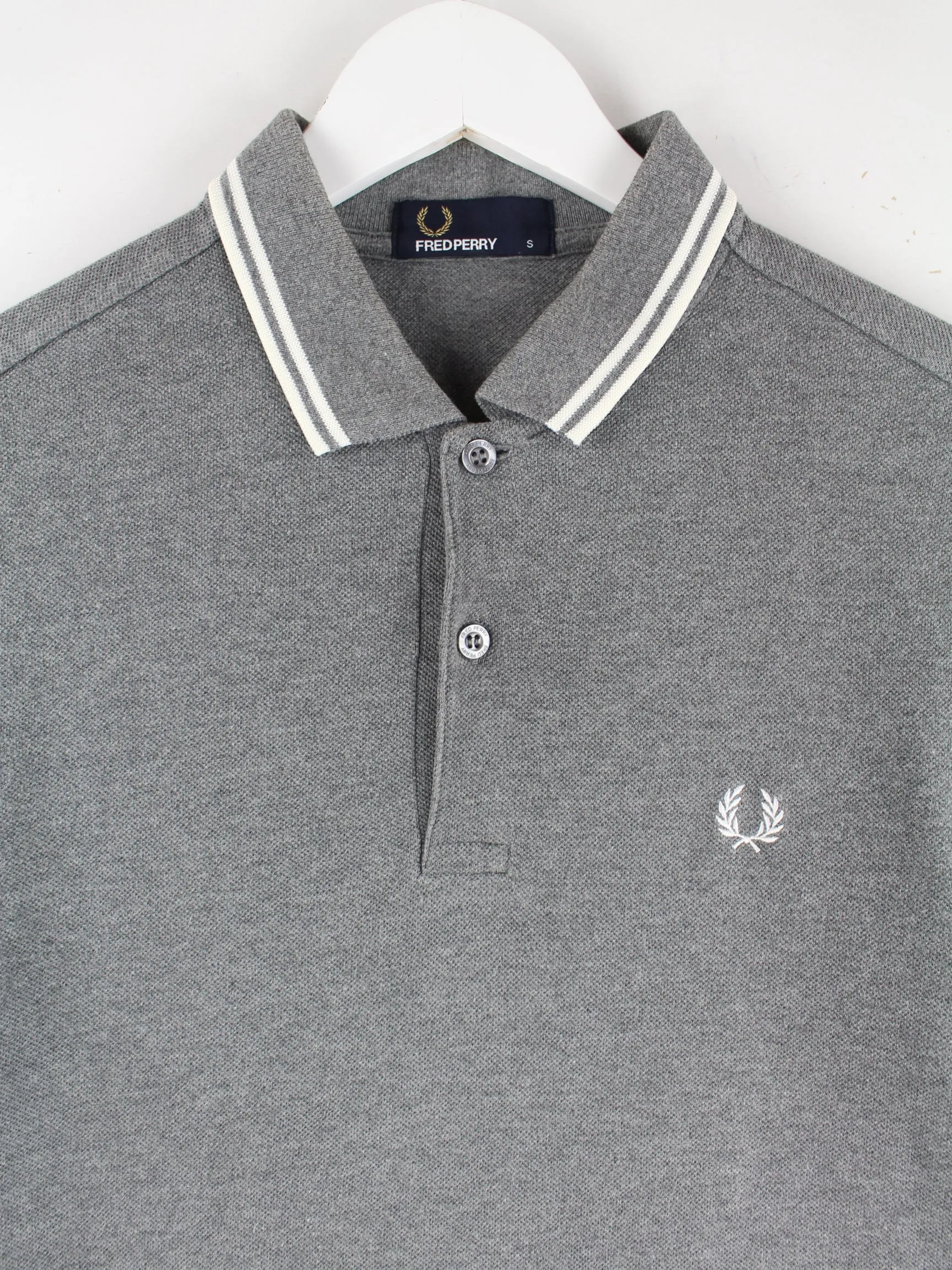Fred Perry Basic Polo Grau S