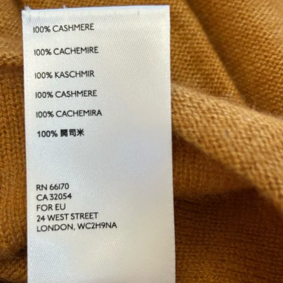Free People 100% Cashmere Sweater, size S