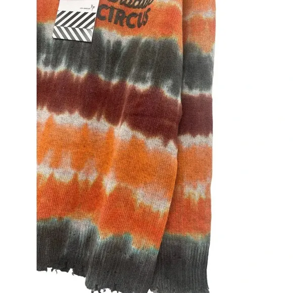 Free People Sandrine Rose Sweater size XS Tie Dye Wool Cashmere Paradise Circus