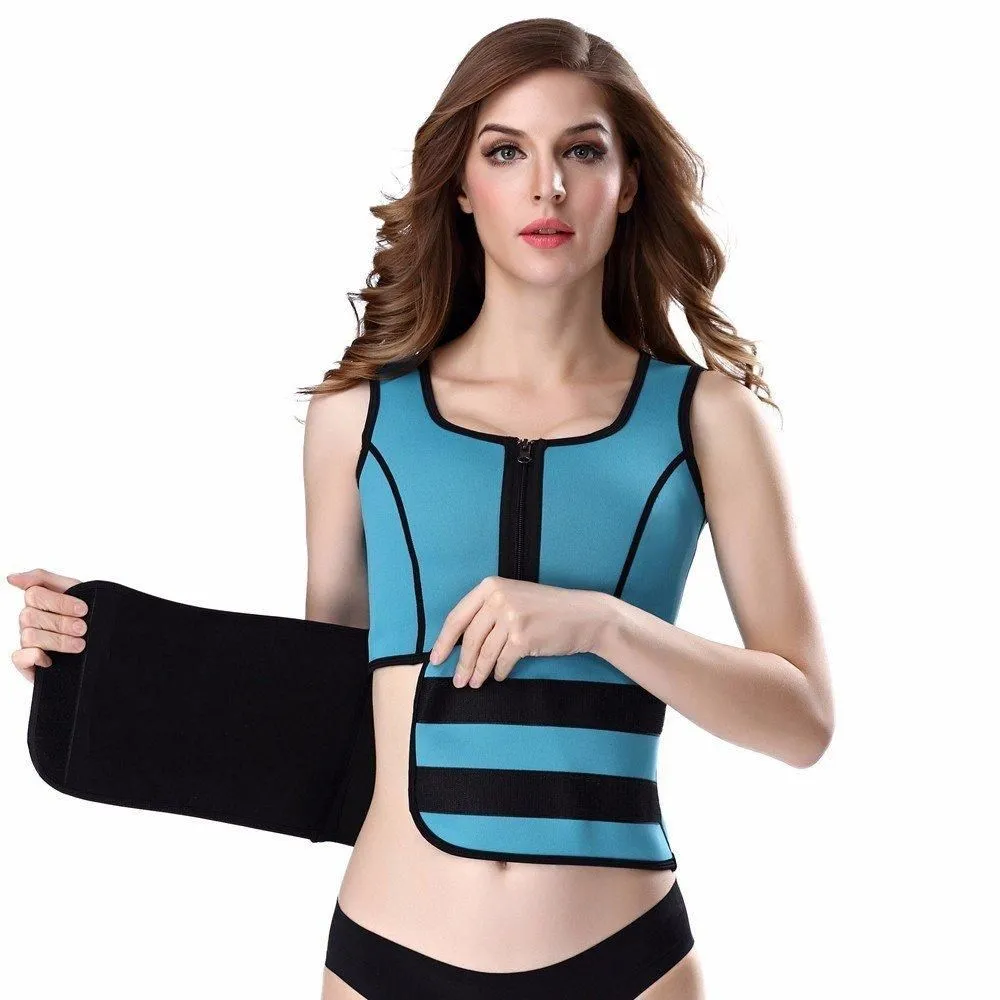 Full Upper Body Sauna Vest - Waist Trainer and Sauna Suit in ONE!