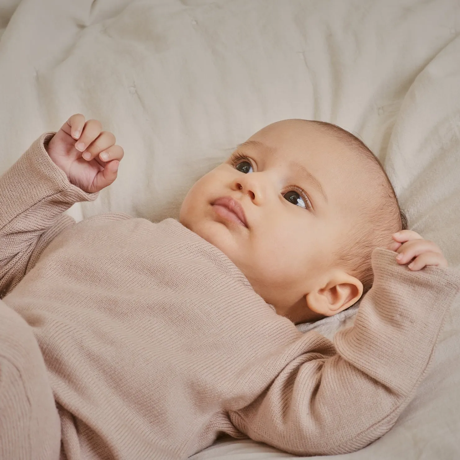 Funnel Sweater & Footless Leggings Set - Rose