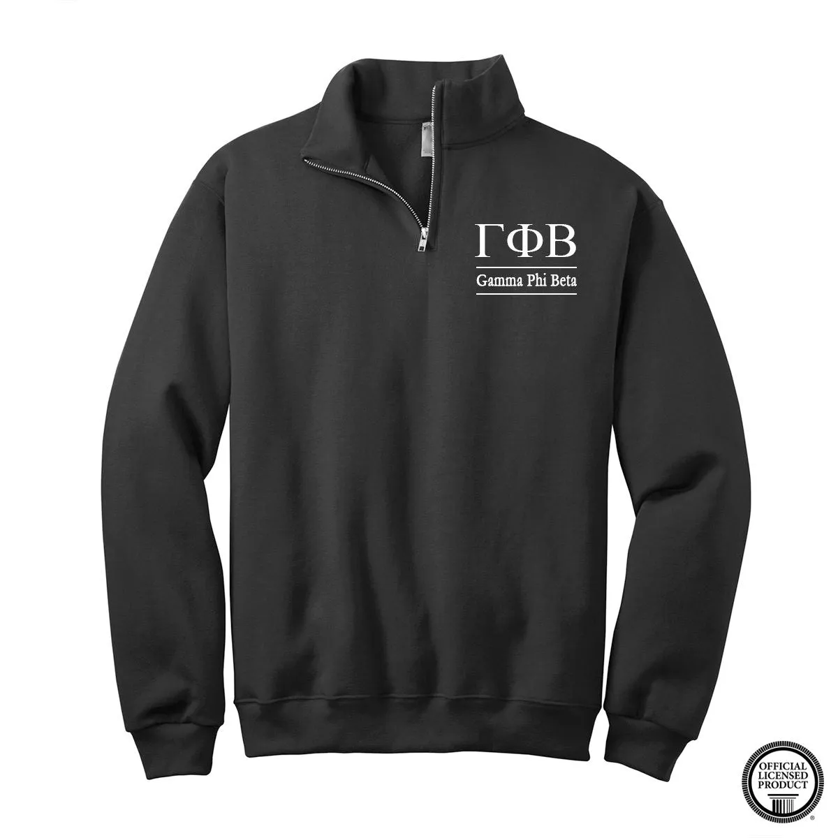 Gamma Phi Beta Quarter Zip Pullover