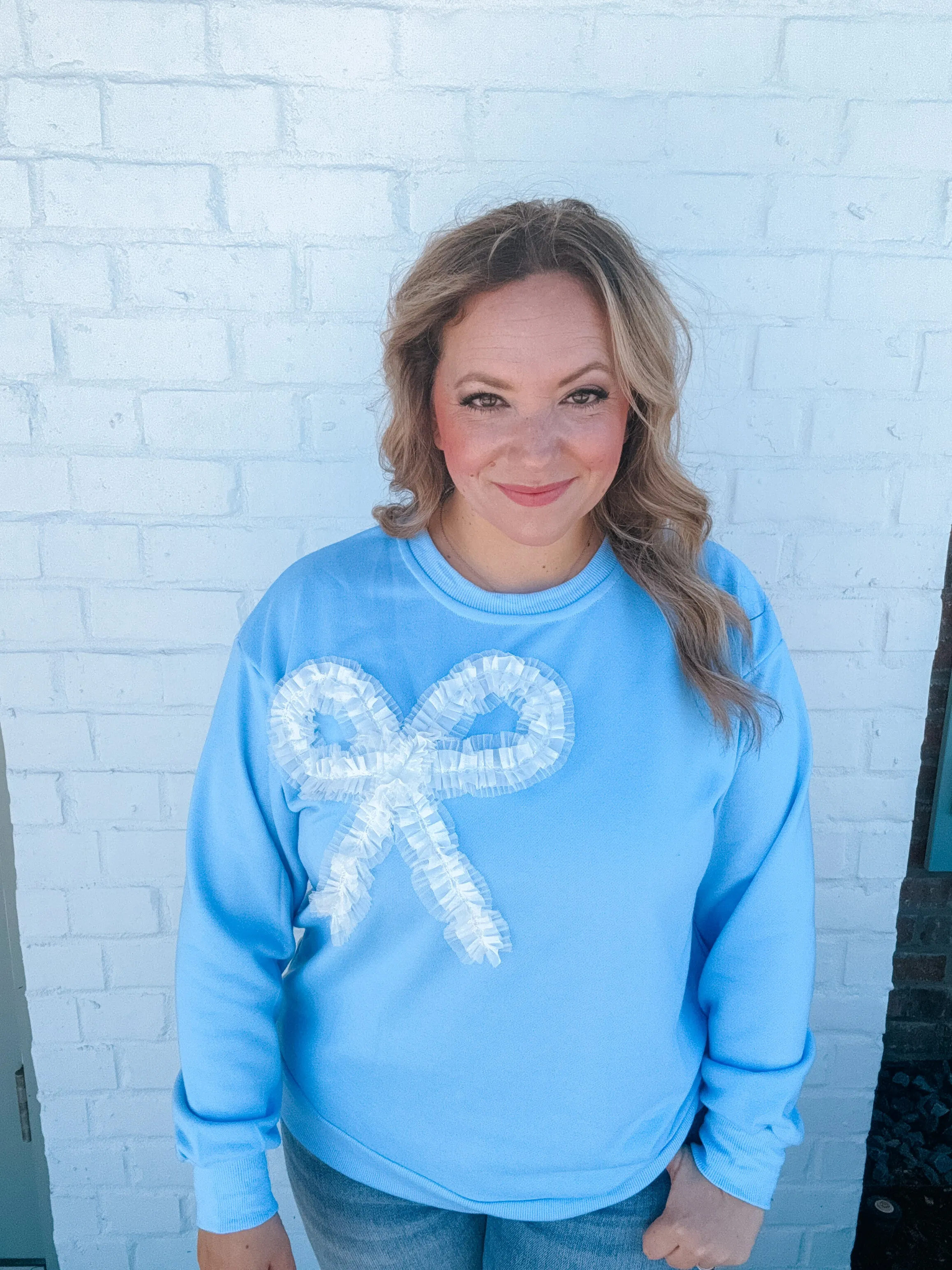 Genevieve Bow Sweater