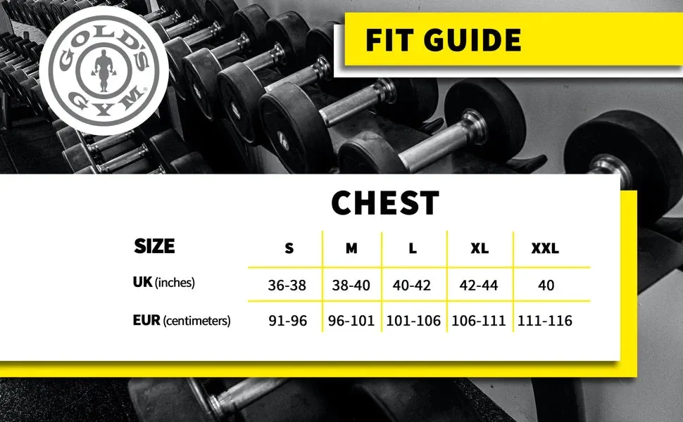Golds Gym Muscle Joe Contrast Stringer - Grey/White
