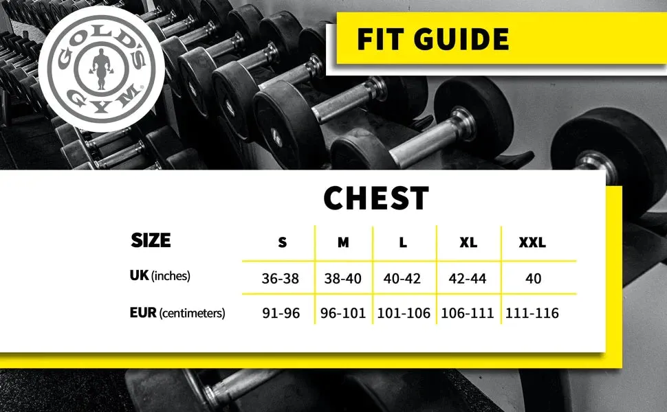 Golds Gym Muscle Joe Panel Stringer - Black/Charcoal