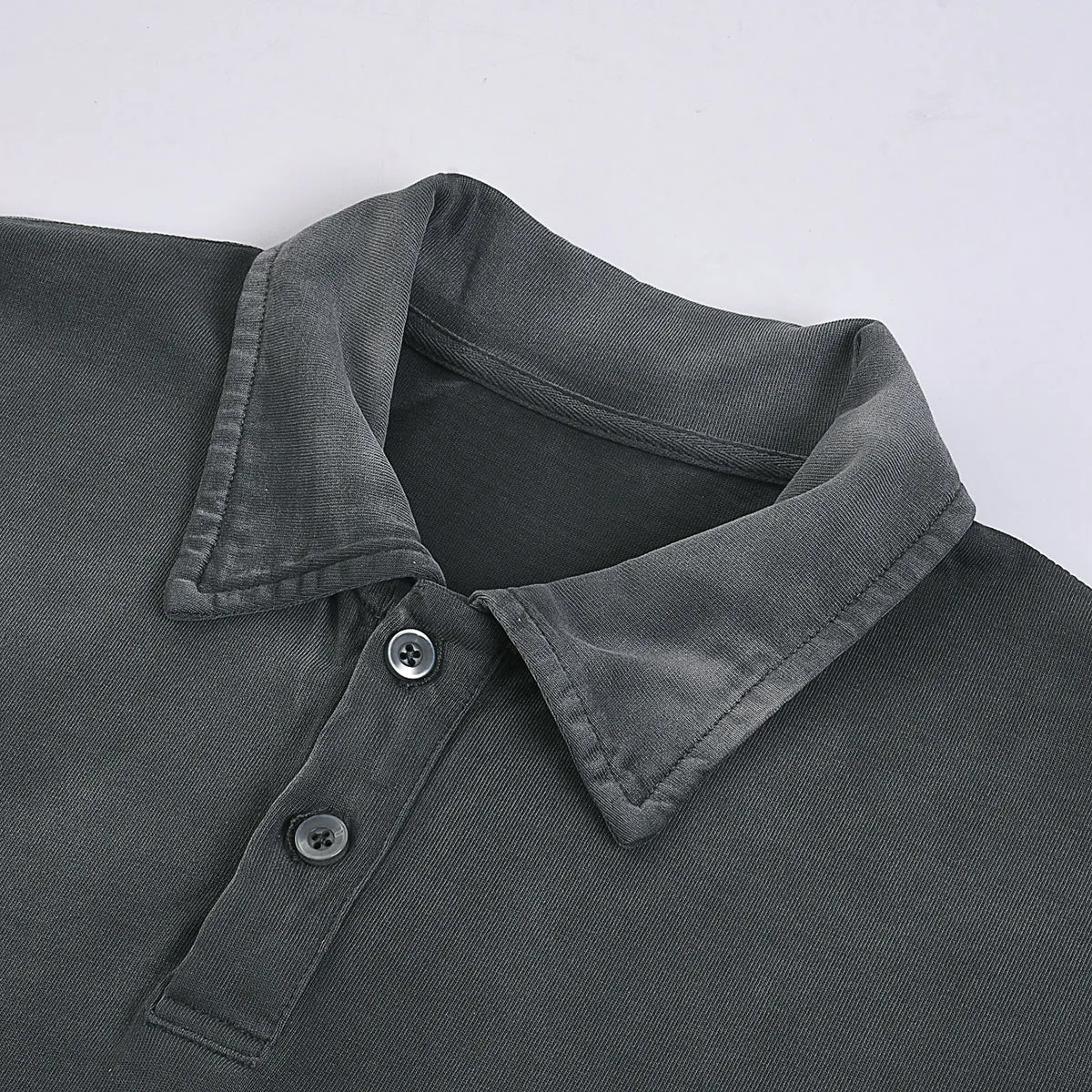 Gradient-Fade Cotton Polo Shirt 310gsm