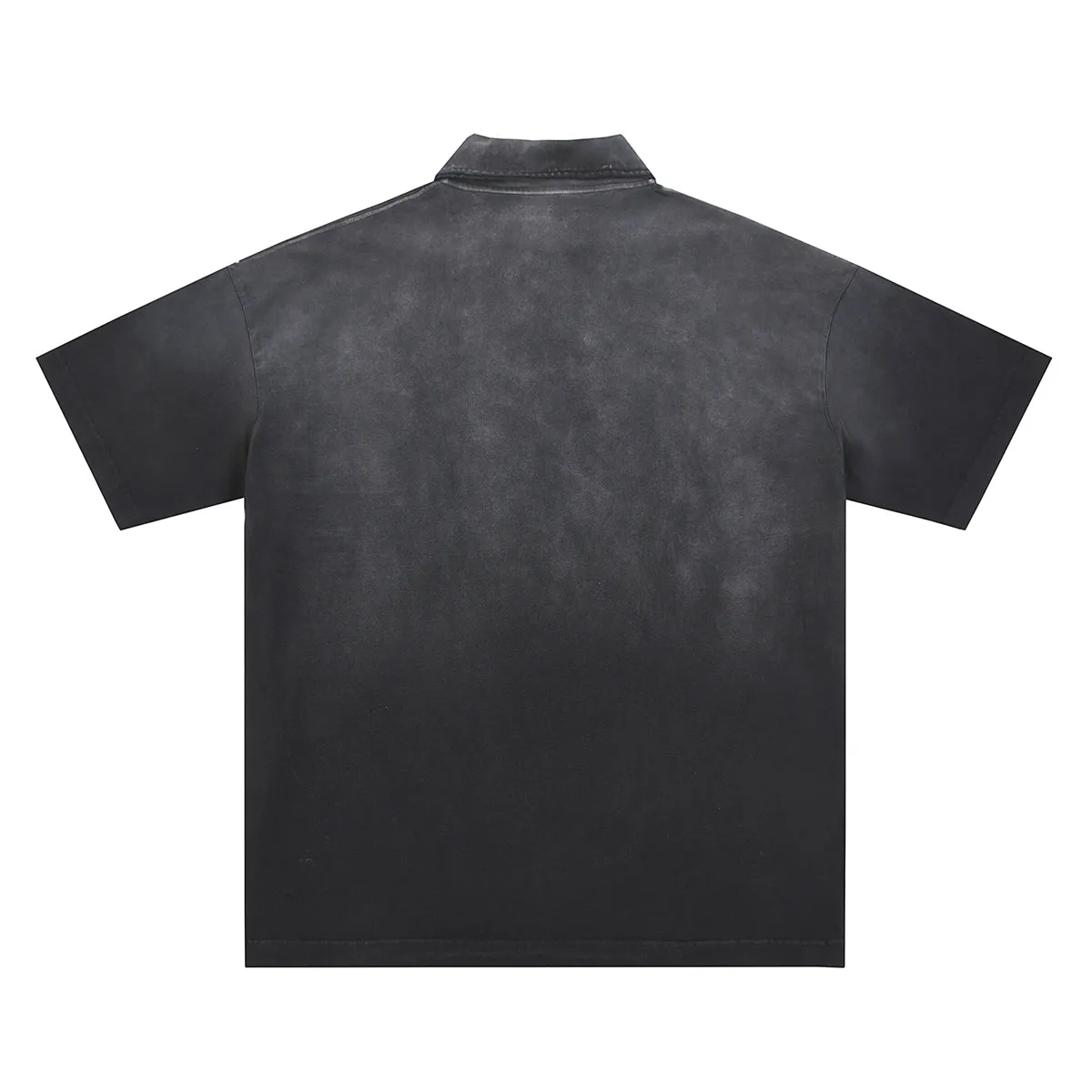 Gradient-Fade Cotton Polo Shirt 310gsm