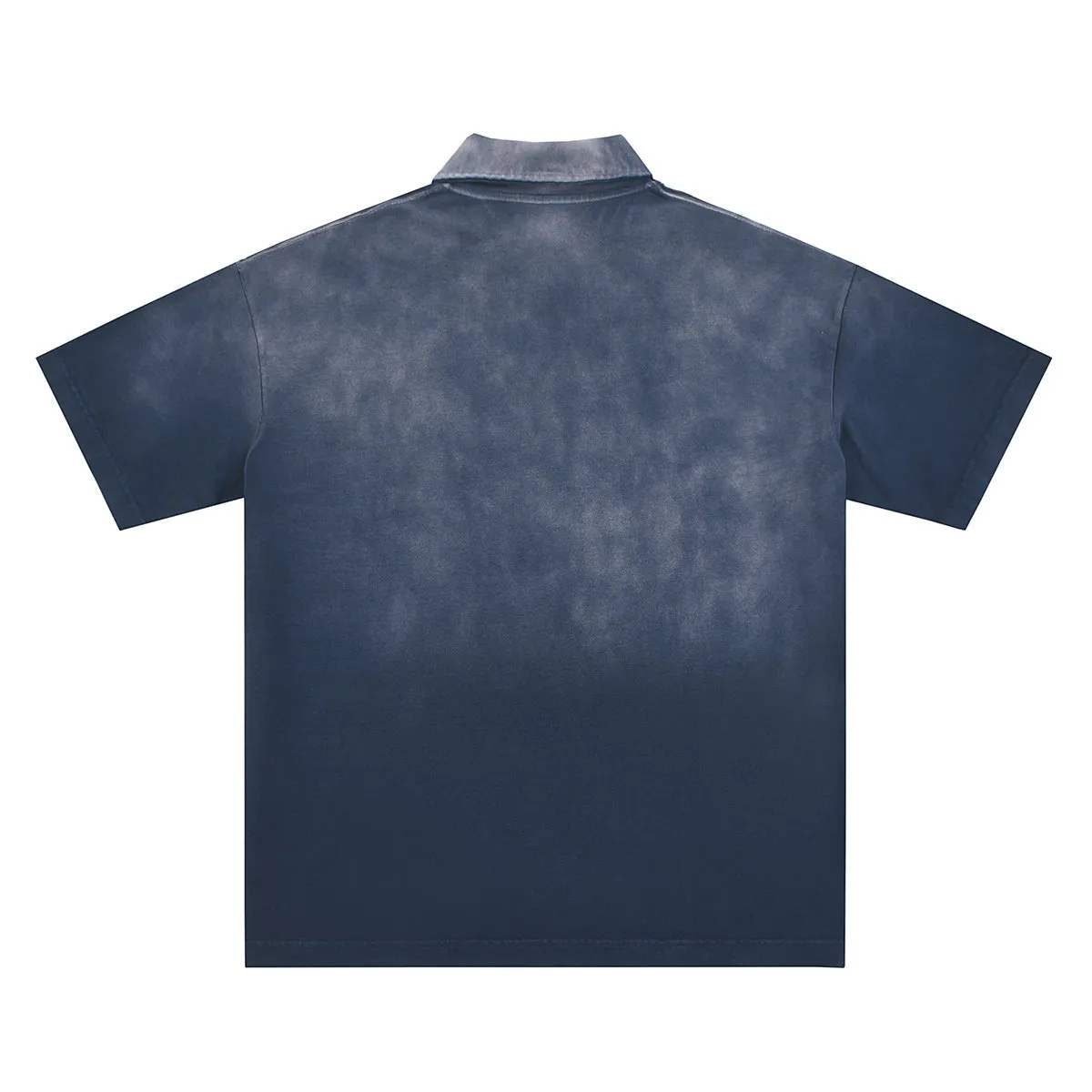Gradient-Fade Cotton Polo Shirt 310gsm