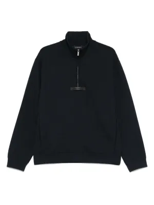 Half-zip sweatshirt