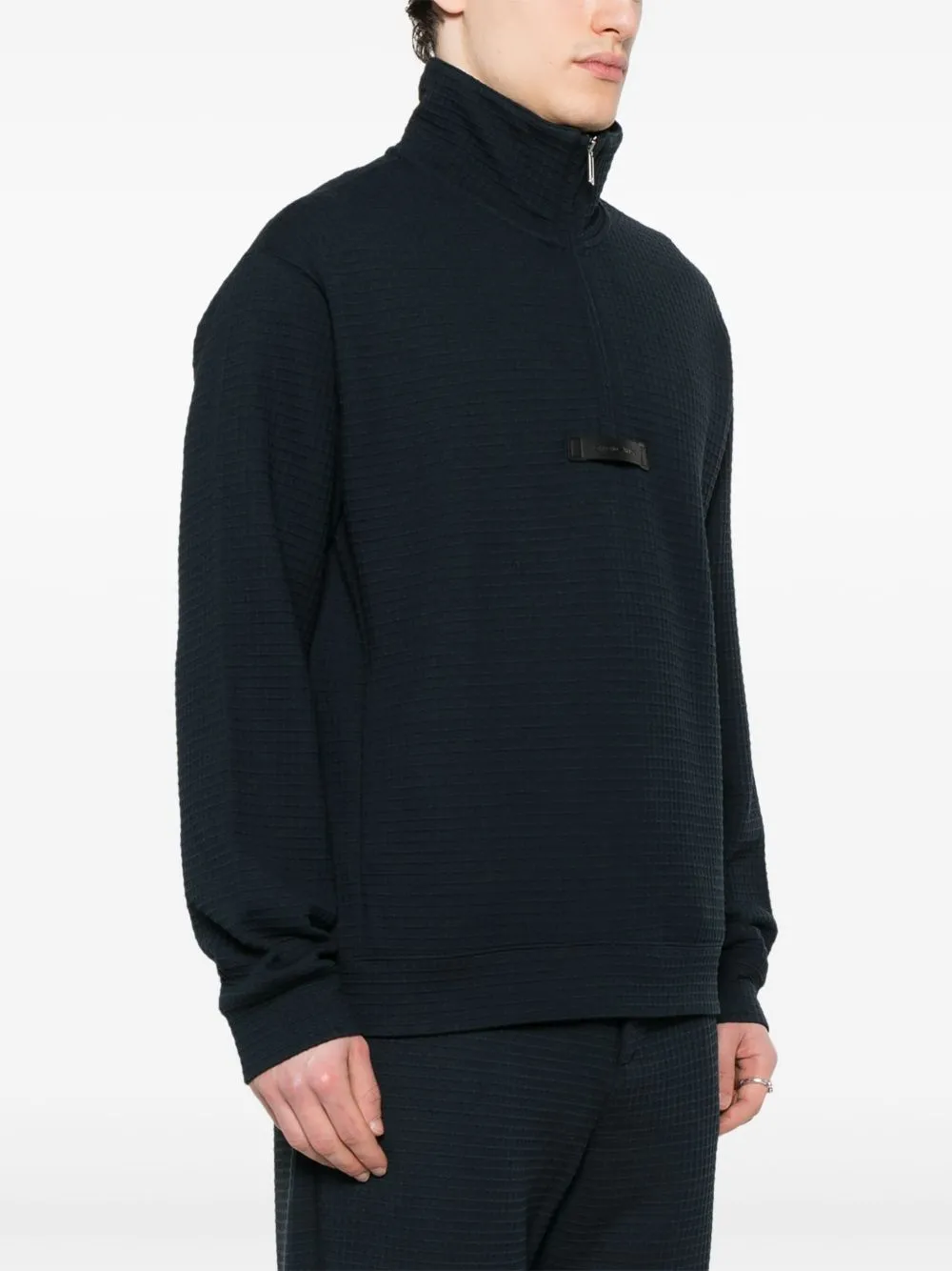 Half-zip sweatshirt